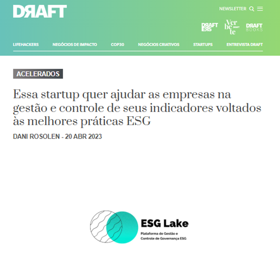 Projeto DRAFT - ESG Lake Startup